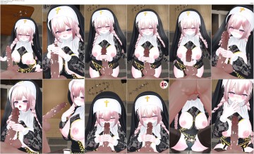 [260323][春羽しか]【R18動画】押しかけ生意気シスターに情けないマゾ射精で罪を吐き出すドスケベ出張懺悔室 screenshot 3
