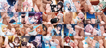 [260405][ぷちぷち☆ぱらだいす] 猫耳少女館 ～禁断の猫耳貧乳パラダイス～ 20人の美少女が全員本気絶頂！ ハーレム20連発 [RJ01595803] screenshot 1