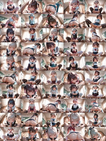 [260614][GALS COLLECTION] 【音声付4K動画】夢幻 搾精学園 ミニ○リJKxニーハイ編【プレミアモザイク仕様】 [RJ01642321] screenshot 1