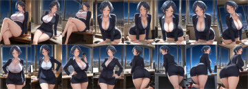 Milfai Kanade Hayami at the Office screen